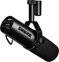 Shure SM7dB - Micrófono vocal dinámico con preamplificador integrado, micrófono de estudio para transmisión, podcasting y grabación, sonido suave, amplio rango de frecuencia, construcción robusta