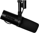 Shure SM7dB - Micrófono vocal dinámico con preamplificador integrado, micrófono de estudio para transmisión, podcasting y grabación, sonido suave, amplio rango de frecuencia, construcción robusta