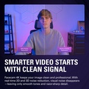 Elgato Facecam 4K - Webcam de estudio 4K60, control tipo DSLR, efectos cinematográficos, filtros de lente de 49mm, HDR, video sin comprimir, área de enfoque optimizada | USB-C para PC y Mac