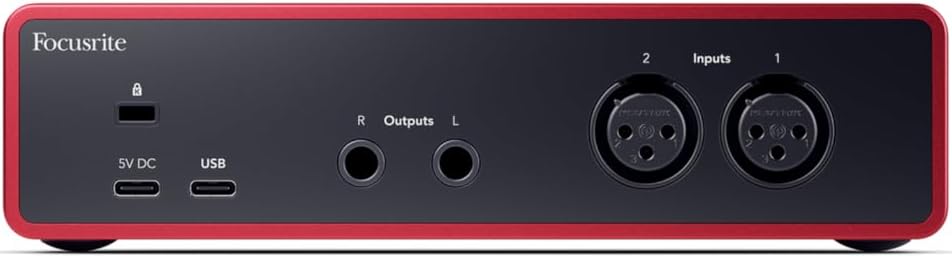 Interfaz de audio USB de 4ª generación Scarlett 2i2 de Focusrite