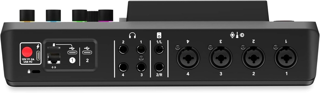 RØDE RØDECaster Pro II Solución de producción todo en uno para podcasting, streaming, producción de música y creación de contenido, color negro 
