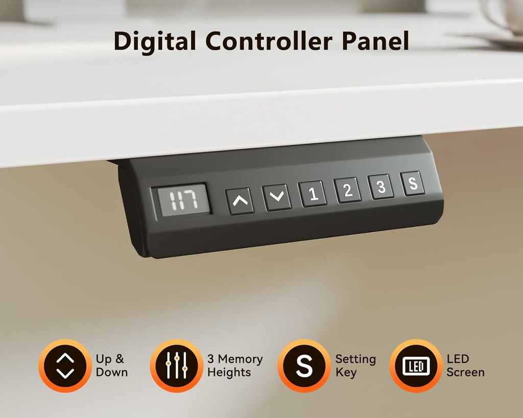 Casaottima Escritorio eléctrico de pie en forma de L de 63 pulgadas, escritorio esquinero reversible con ajuste de altura, estación de trabajo ergonómica grande para oficina en casa, sala de recepción