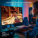 Sceptre - Monitor para juegos de 24.5 pulgadas, 240Hz, 1ms, DisplayPort x2, HDMI x2, 100% sRGB, AMD FreeSync Premium, altavoces integrados, negro máquina, 2026 (serie E255B-FWD240)
