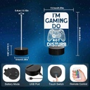 Lampara Gamer Do Not Disturb I'm Gaming Night Light