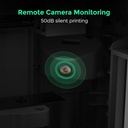 FlashForge Adventurer 5M Pro impresora 3D - Impresión ultrarrápida de 600mm/s, nivelación automática, doble filtración, silenciosa y cerrada (50dB), volumen de construcción 220x220x220mm