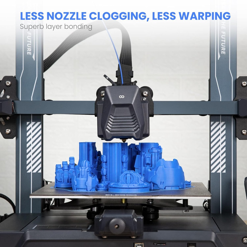 ELEGOO Filamento PLA 1.75mm Paquete 4KG, filamento para impresora 3D a granel con precisión dimensional +/- 0.02mm, paquete de 4 carretes de 1 kg en cartón (2.2 lbs) Compatible con la mayoría de