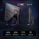 KOORUI 24.5 Inch 170Hz FHD Gaming Monitor, Computer Monitors Full HD (1920 x 1080), VA, 1ms, FreeSync &amp; G-Sync