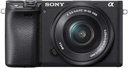 Sony Alpha a6400 - Cámara digital sin espejo compacta con lente intercambiable APS-C, enfoque automático en tiempo real del ojo, video 4K, pantalla abatible y lente de 16-50mm - Compatible con montura
