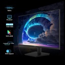 KTC Monitor de computadora Full HD 1080P de 24 pulgadas, para juegos de 100 Hz