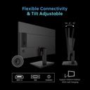 KTC Monitor de computadora Full HD 1080P de 24 pulgadas, para juegos de 100 Hz