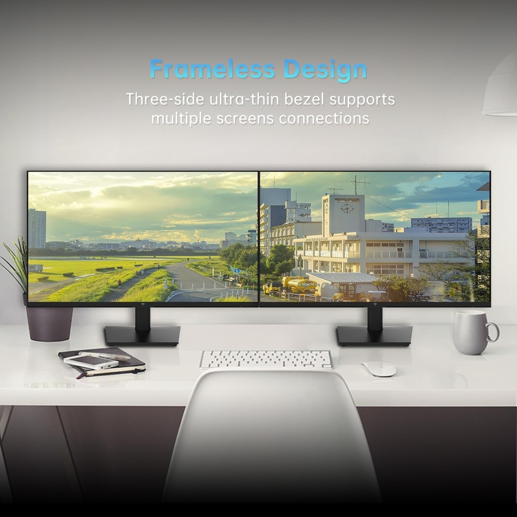 KTC Monitor de computadora Full HD 1080P de 24 pulgadas, para juegos de 100 Hz