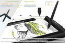 XPPen Artist12 Pro - Tableta de dibujo de 11.6 pulgadas con pantalla para lápiz, tableta gráfica totalmente laminada con función de inclinación, lápiz óptico sin batería y 8 teclas de acceso directo