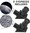 Telescopio Lunar de la NASA para Niños – Aumento de 90x, Incluye Dos Oculares, Trípode de Mesa y Buscador