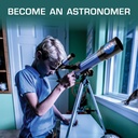 Telescopio Lunar de la NASA para Niños – Aumento de 90x, Incluye Dos Oculares, Trípode de Mesa y Buscador