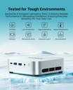 [PC-00013245] ACEMAGIC Mini PC K1, procesador AMD Ryzen 4300U 28W, 16GB DDR4 RAM 512GB M.2 SSD (Beat 3300U/N150/N97) Mini computadoras 11 Pro, HDMI+DP1.4 Dual 4K UHD, Gigabit Ethernet Mini PC de escritorio