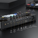 MAONO Paquete de equipo de podcast con interfaz de audio y micrófono de condensador XLR, MaonoCaster con alimentación fantasma de 48 V, Bluetooth para podcast, transmisión, voz en off, youtube, PC 