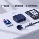 Beelink EQ14 Mini PC, Intel Twin Lake N150 (hasta 3.6 GHz) 16 GB DDR4 500 GB NVMe SSD, Mini Computadora Dual LAN 2.5G Soporta USB3.2, Pantalla Dual HDMI 4K@60Hz, Servidor Doméstico/Firewall de Red