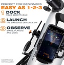 Celestron StarSense Explorer LT 114AZ Telescopio Habilitado para Aplicación – Reflejo Newtoniano de 114mm con Base para Smartphone y Aplicación StarSense – Compatible con iPhone y Android – Fácil de