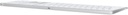 Apple - Teclado Magic Keyboard con Touch ID y teclado numérico para modelos Mac con Apple Silicon - Inglés estadounidense - Teclas blancas