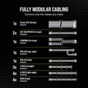 Fuente de Poder CORSAIR RM750e, 80+ GOLD 750W - Full Modular - ATX 3.0 &amp; PCIE 5.0 Ready
