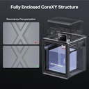 Impresora 3D multicolor Anycubic, Kobra S1 Combo estructura Core XY estable con impresión sellada de alta precisión 600mm/s de alta velocidad autocalibración ideal para precisión y eficiencia 24.9 cm 