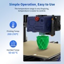 ANYCUBIC Paquete de filamento PLA de 1.75mm, filamento PLA para impresión 3D de 1.75mm, precisión dimensional +/- 0.02mm, carrete reutilizable de 1KG (2.2 lbs), 4KG azul + verde + naranja + amarillo 