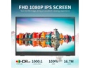 15.6&quot; inch Portable Monitor IPS panel FHD 1080P HDR monitor for laptop with HDMI USB-C Gaming Monitor Eye Care Computer