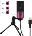 FIFINE Grabación de micrófono de condensador de podcast USB en el ordenador portátil, no necesita interfaz de tarjeta de sonido y Phantom Power-K669