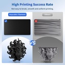 ANYCUBIC Filamento de ácido poliláctico para impresora 3D, filamento PLA para impresión 3D de 1.75mm, precisión dimensional +/- 0.02mm, carrete de 1 kg (2.2 libras), textura gris