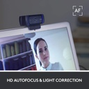 Webcam Logitech C920 Pro, Full HD de 1080p/30fps