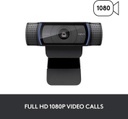 Webcam Logitech C920 Pro, Full HD de 1080p/30fps