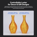 ANYCUBIC Filamento sedoso para impresora 3D, sin obstrucciones y brillante, filamento PLA de 1,75 mm, precisión dimensional de +/- 0,02 mm, carrete reutilizable de 1 kg (2,2 libras), oro sedoso