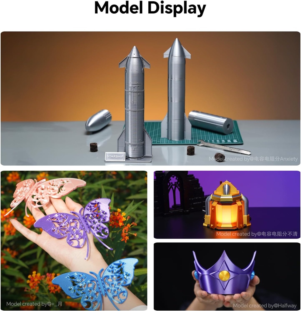 ANYCUBIC Filamento sedoso para impresora 3D, sin obstrucciones y brillante, filamento PLA de 1,75 mm, precisión dimensional de +/- 0,02 mm, carrete reutilizable de 1 kg (2,2 libras), oro sedoso