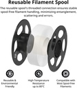 ANYCUBIC Seda Tri Color Pla Filamento, 3-en-1 Coextrusión de Cromo Cambio de Color Filamento para Impresora 3D 1.75mm Precisión Dimensional +/- 0.02mm, Textura Seda, Carrete Reutilizable de 1KG (2.2 