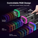 Microfono FIFINE AM8 Negro - Conexion XLR/USB - Iluminacion RGB - Con Conector para auriculares.
