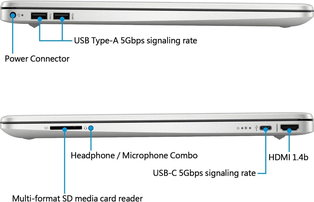 HP laptop esencial, 16 GB de RAM, SSD de 1 TB, procesador Intel Celeron N4120 de 4 núcleos, gráficos Intel UHD, pantalla LED HD de 15.6 pulgadas, entretenimiento y uso personal, Windows 11