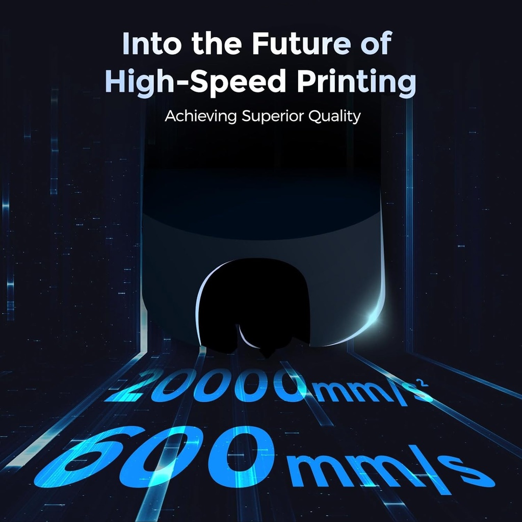 Impresora 3D FLASHFORGE Adventurer 5M - Nivelación automática, impresión de alta velocidad máxima de 23.622 in/s, extrusora directa de 536.0 °F con boquilla desmontable 3S.