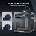 Impresora 3D FLASHFORGE Adventurer 5M - Nivelación automática, impresión de alta velocidad máxima de 23.622 in/s, extrusora directa de 536.0 °F con boquilla desmontable 3S.