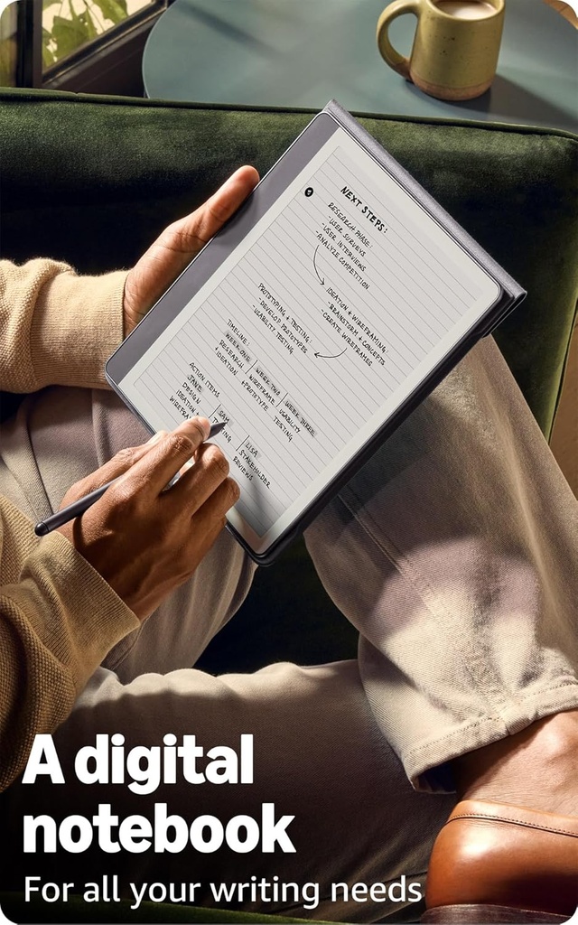 Amazon Kindle Scribe (16 GB). Tus notas, documentos y libros, todo junto. Incluye resumen de cuadernos por AI. Incluye lápiz prémium. Tungsteno Visita la tienda Kindle de Amazon 