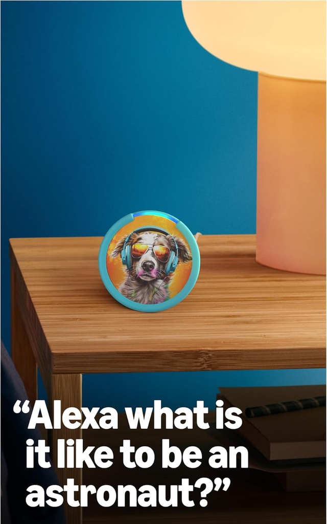 Amazon Echo Pop Kids (modelo más reciente), Disfruta audiolibros apropiados para su edad, juegos interactivos y experiencias Alexa+ para crear y aprender, diseño Disney Princess Visita la tienda Echo y Alexa de Amazon 