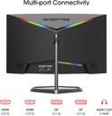 Monitor Curvo Sceptre C25 – 24,5&quot;  FullHD VA – 240Hz - 1ms (C255B-FWT240)