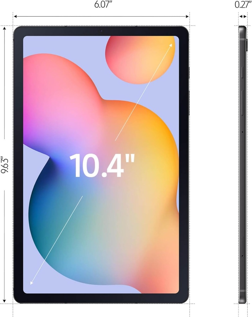 SAMSUNG Galaxy Tab S6 Lite 10.4 pulgadas - 128 GB Almacenamiento Expandible - Lapiz S Pen incluido - Color Negro (2024)