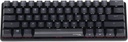 Teclado Mecanico HyperX Alloy Origins 60 - Factor de forma ultra compacto 60% - Retroiluminación LED RGB, Software NGENUITY. Switch Red HyperX lineal.
