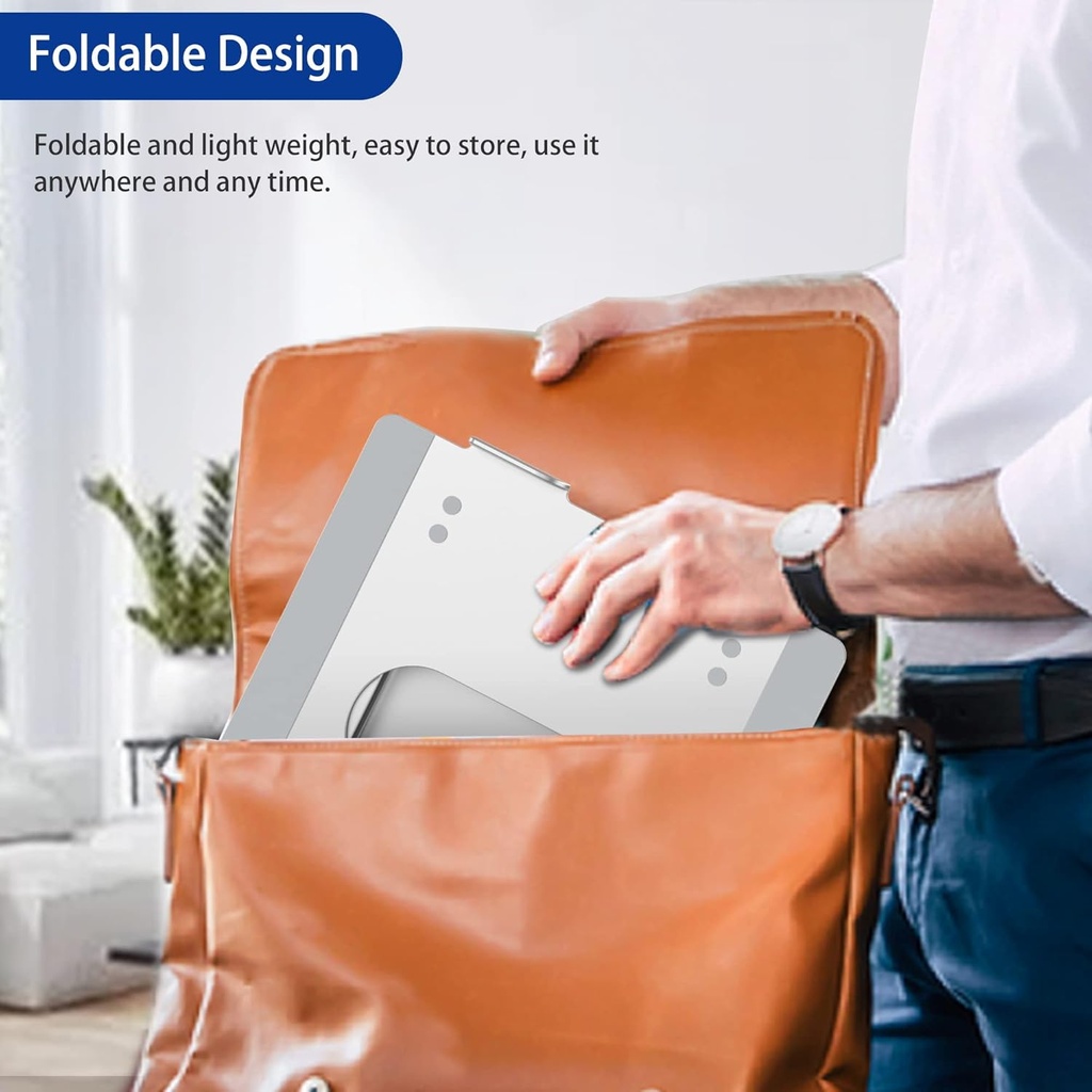 BESIGN LS10 - Soporte de aluminio para portátil/computadora, soporte ergonómico ajustable para portátil, soporte elevador, compatible con Air, Pro, Dell, HP, Lenov