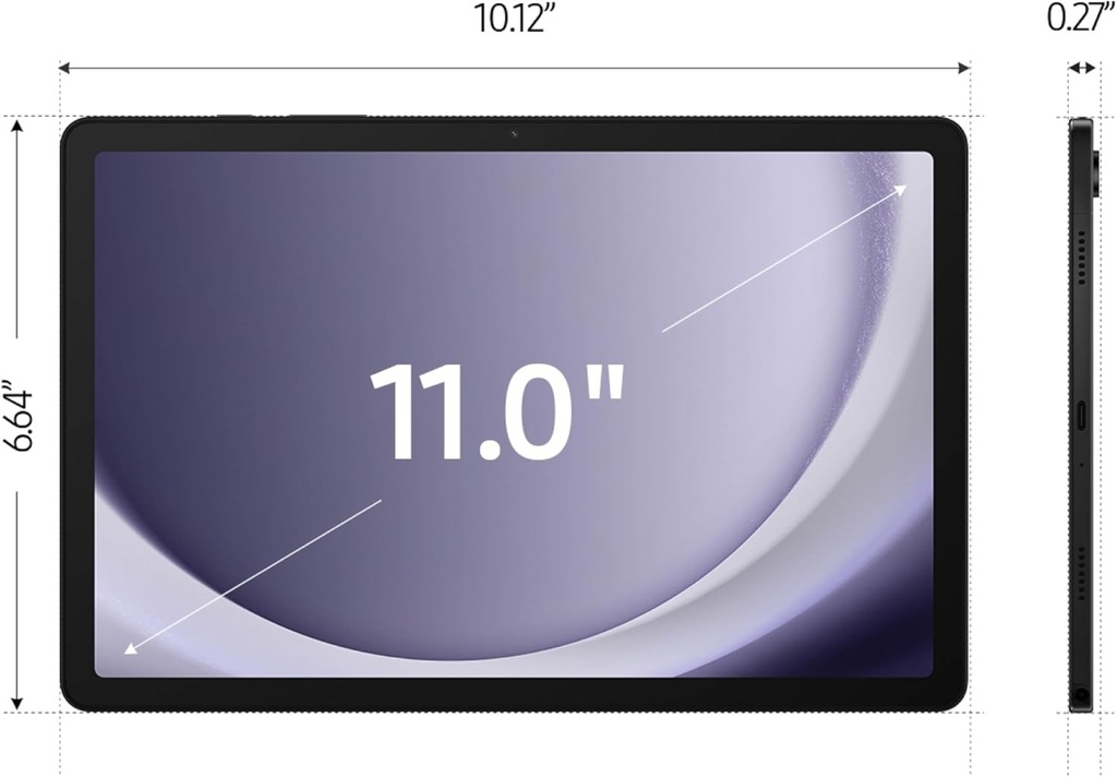 &quot;	SAMSUNG Galaxy Tab A9+ Plus Tableta Android de 11 pulgadas y 128 GB