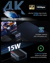 BOSGAME E5 11 Pro Mini PC Ryzen, 5300U de 4 núcleos de 8 hilos, escritorio LAN dual 8GB DDR4 256GB SSD Computadoras, pantallas triples HDMI 2.0x1, DisplayPortx1, USB-C x1, Wi-Fi 5, BT 5.0 