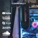 Blue Yeti USB Mic para grabar y transmitir en PC y Mac, 3 cápsulas de condensador, 4 patrones de captación, salida de auriculares y control de volumen, control de ganancia de micrófono, soporte ajustable, Plug & Play - Nuevo 