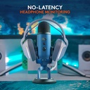 Logitech Creators Blue Yeti - Micrófono USB para juegos, transmisión, podcast, YouTube, Discord, PC, sonido de estudio, Plug & Play, azul medianoche 