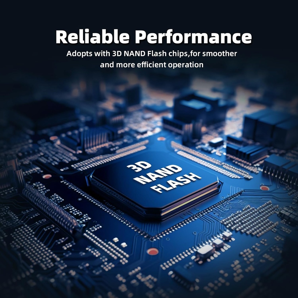 KingSpec SSD 512GB, M.2 NVMe Gen3x4 SSD 2280 - Hasta 2400 MB/s, unidad interna de estado sólido con flash NAND 3D, compatible con computadoras de escritorio y portátiles 