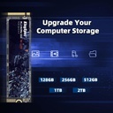 KingSpec SSD 512GB, M.2 NVMe Gen3x4 SSD 2280 - Hasta 2400 MB/s, unidad interna de estado sólido con flash NAND 3D, compatible con computadoras de escritorio y portátiles 